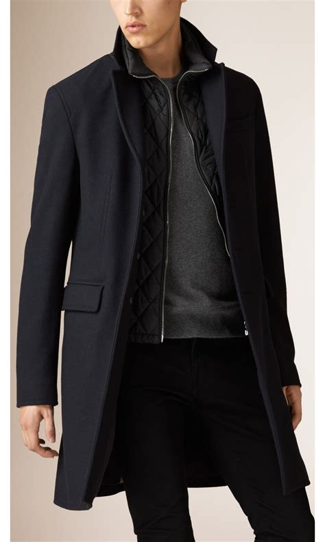 burberry check wool cashmere blend cardigan coat|burberry men's cashmere overcoat.